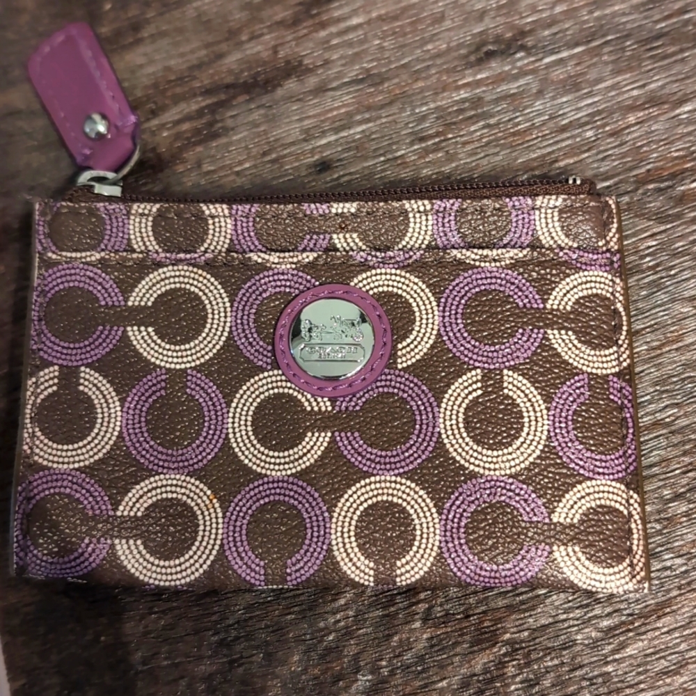 Coach card holder